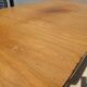 Table scandinave 2 allonges teck "plateau dans son jus"