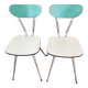 Pair of formica chairs