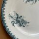 Series of 3 old flat plates “Terre de Fer”
