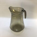 Carafe de cantine en verre ambré