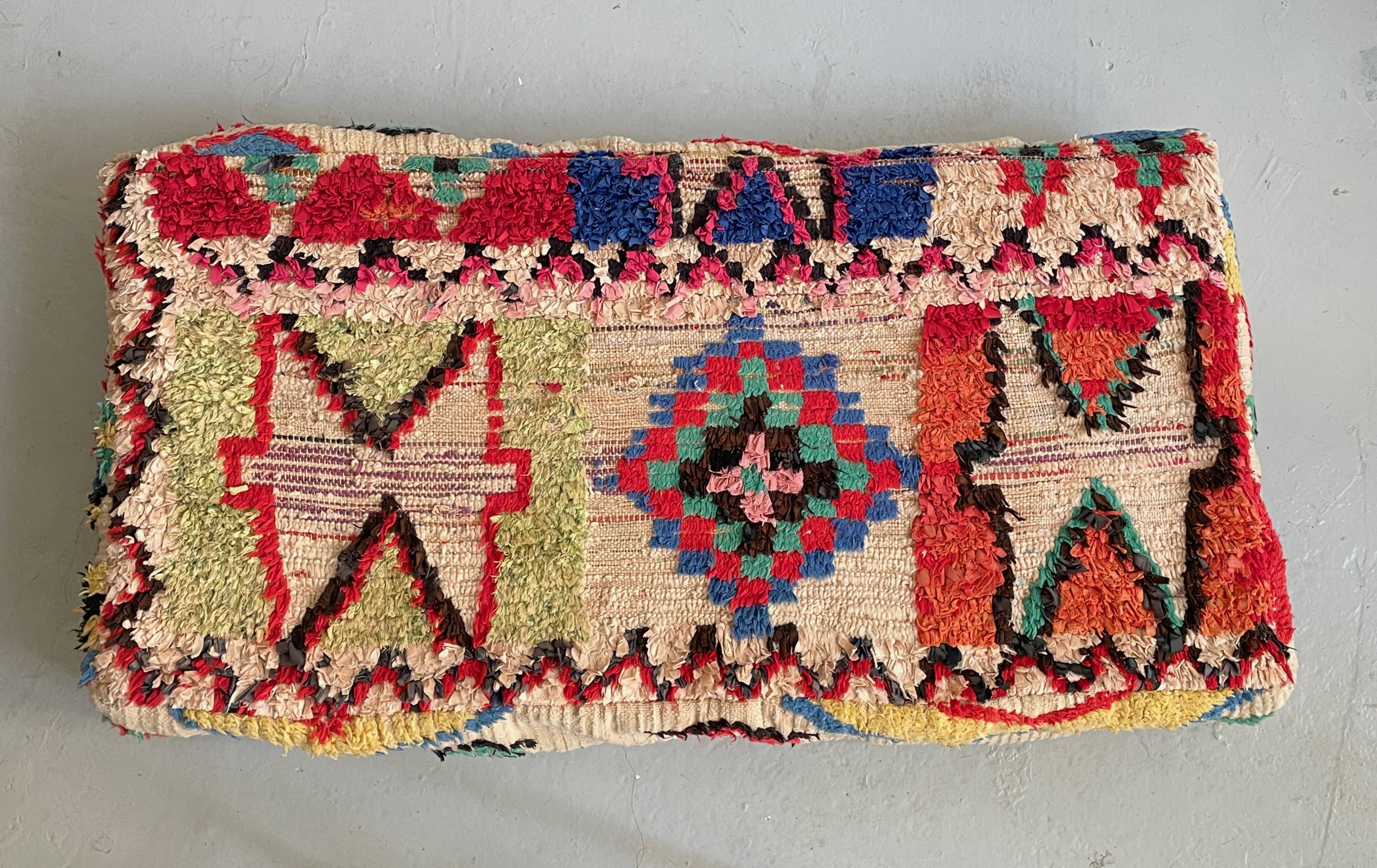 Pouf berbère Marocain Kilim XL