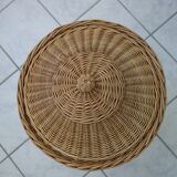 Rattan sewing basket 1950