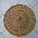 Rattan sewing basket 1950