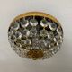 Ceiling lamp basket with faceted tassels