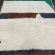 Tapis beni ouraine en laine pure fait main traditionnelle taille 2/3 m