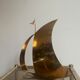 Vintage brass sailboat made in austria