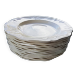 Set of Digoin Sarreguemines plates
