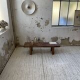 Brutalist workbench solid cherry coffee table