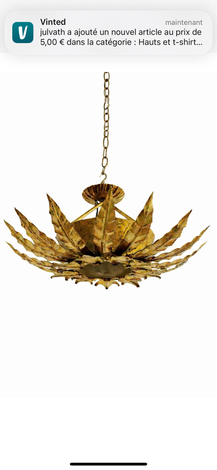 70s sun ceiling light