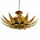 70s sun ceiling light