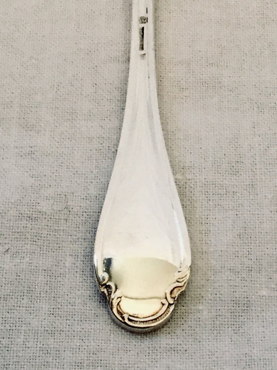 12 moka spoons Christofle alfenide pompadour