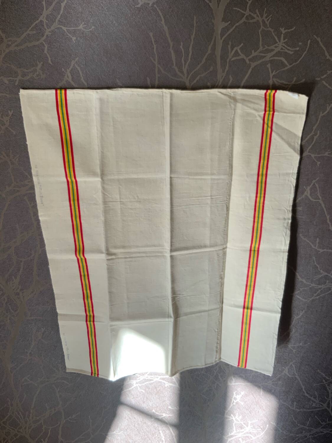 Duo of new mixed tea towels in linen and cotton, XL