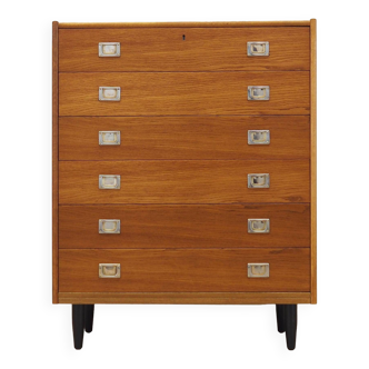 Ash chest of drawers, Danish design, 1970s, production: Denmark