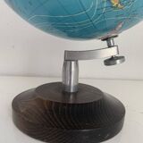 Large vintage 1985 terrestrial globe Taride wood - 38 cm