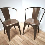 Pair of vintage bistro chairs