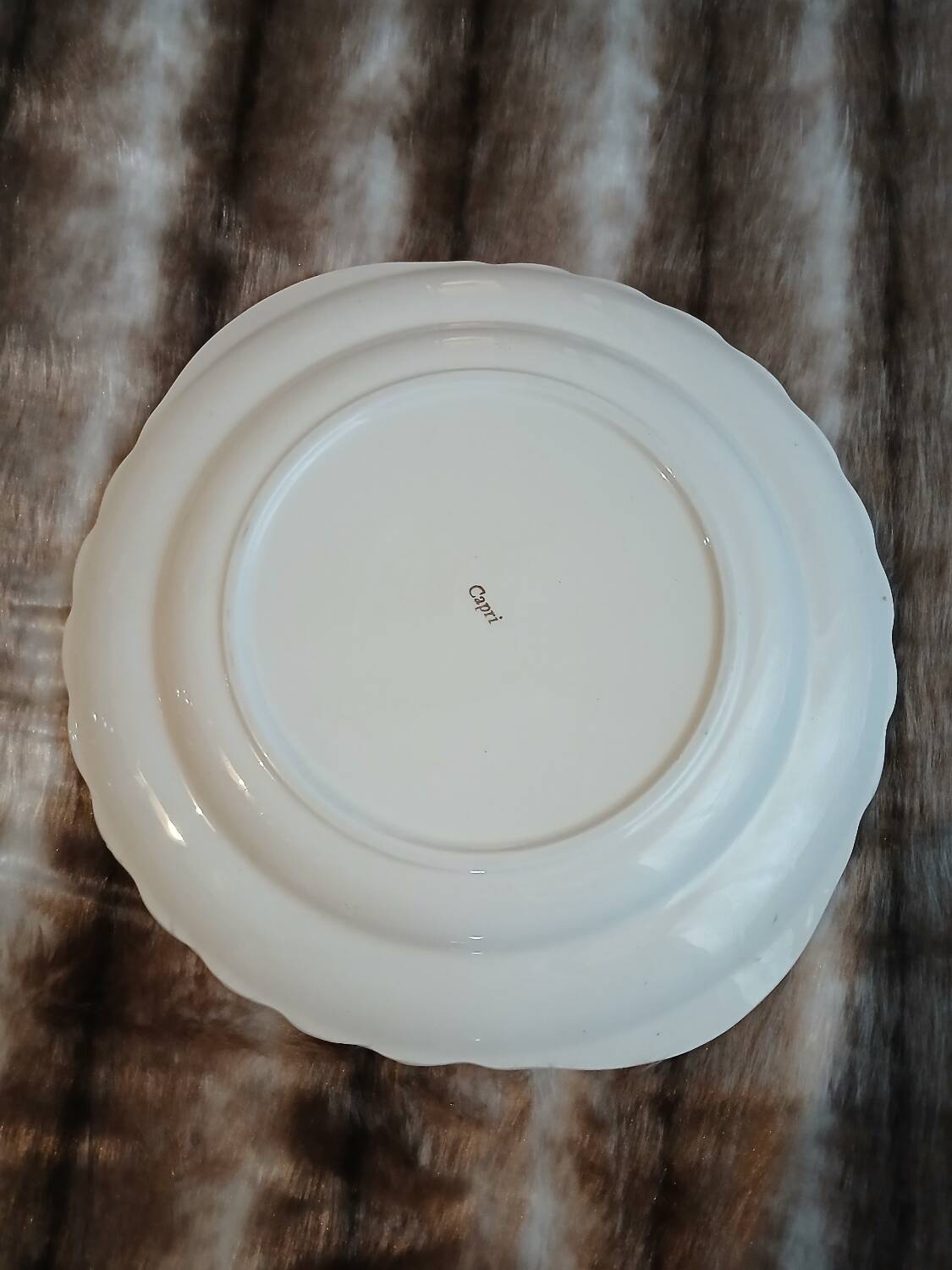 12 antique dessert plates "Capri"