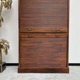 Solid oak curtain cabinet, circa 1930