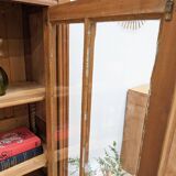 Vintage glass hosiery cabinet