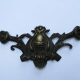 Old bronze pediment
