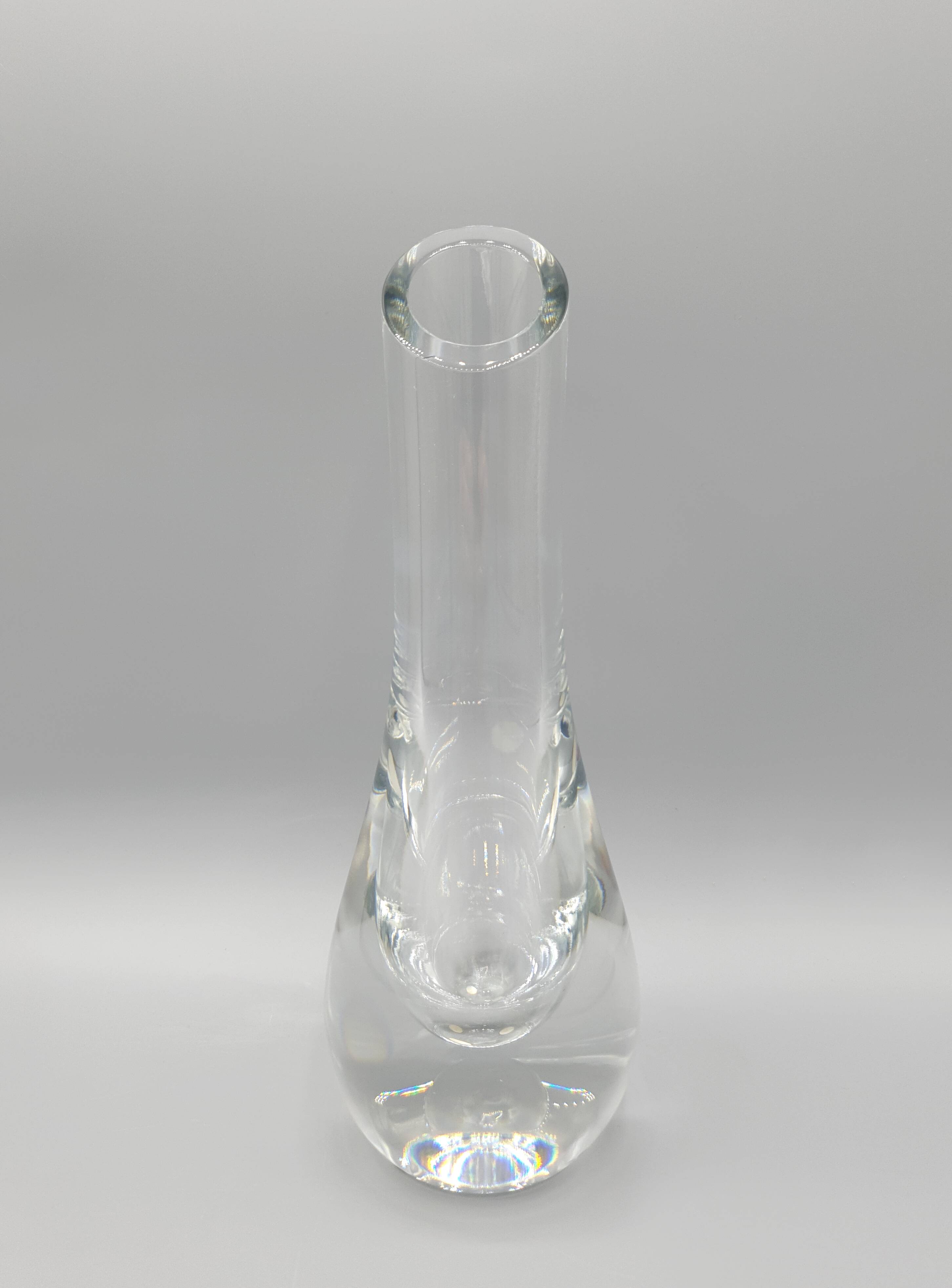 Crystal Baccarat soliflore vase, "Albane" model