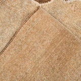 Brown and beige wool oushak rug 286x181cm
