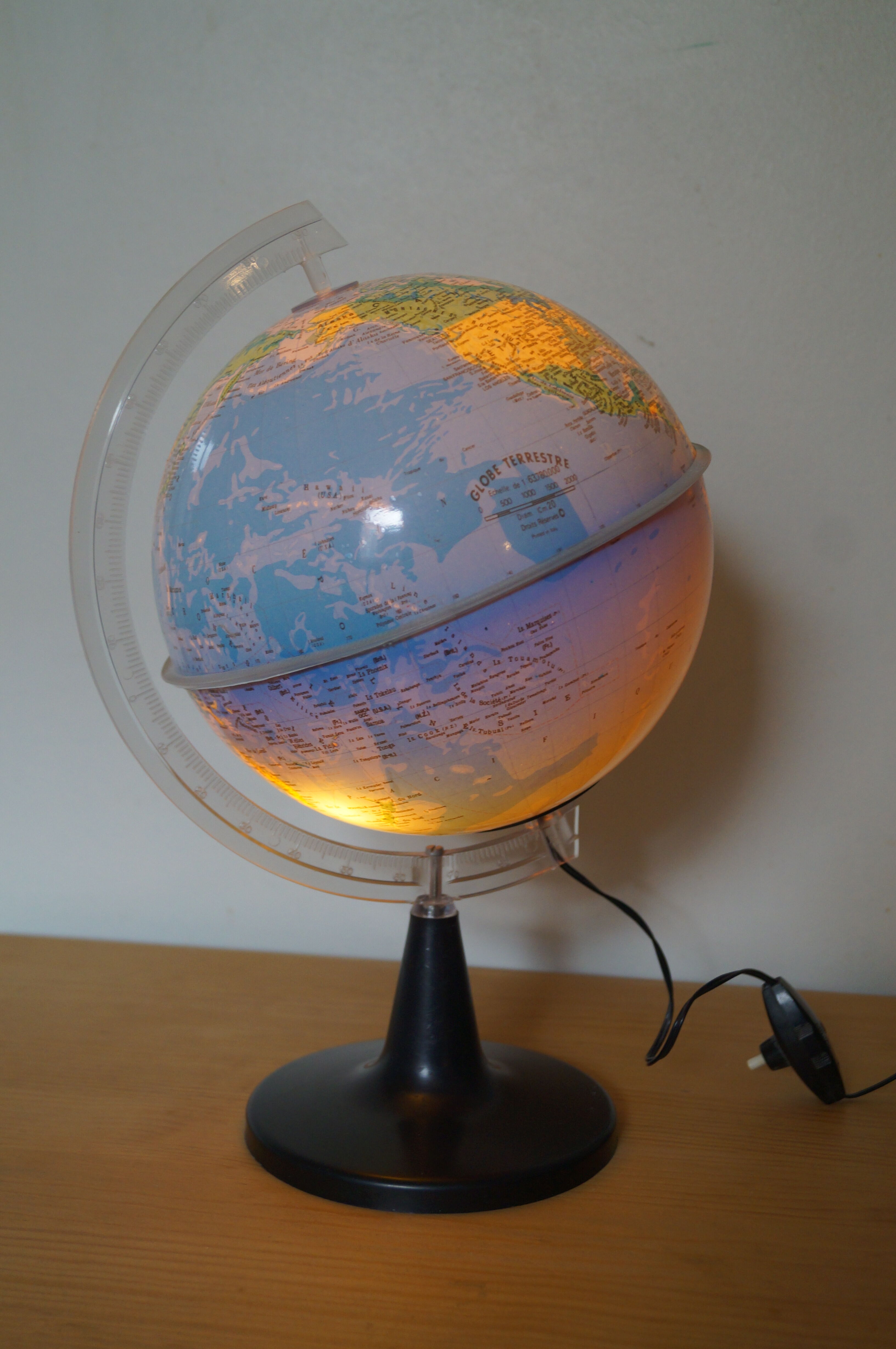 Mappemonde italienne 1960