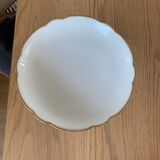 Plat sur pied en porcelaine
