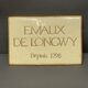 Longwy enamels, presentation plate