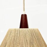 Teak pendant lamp Type 324 from the mid-century by Temde, 1960s.