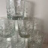 8 verres vintage