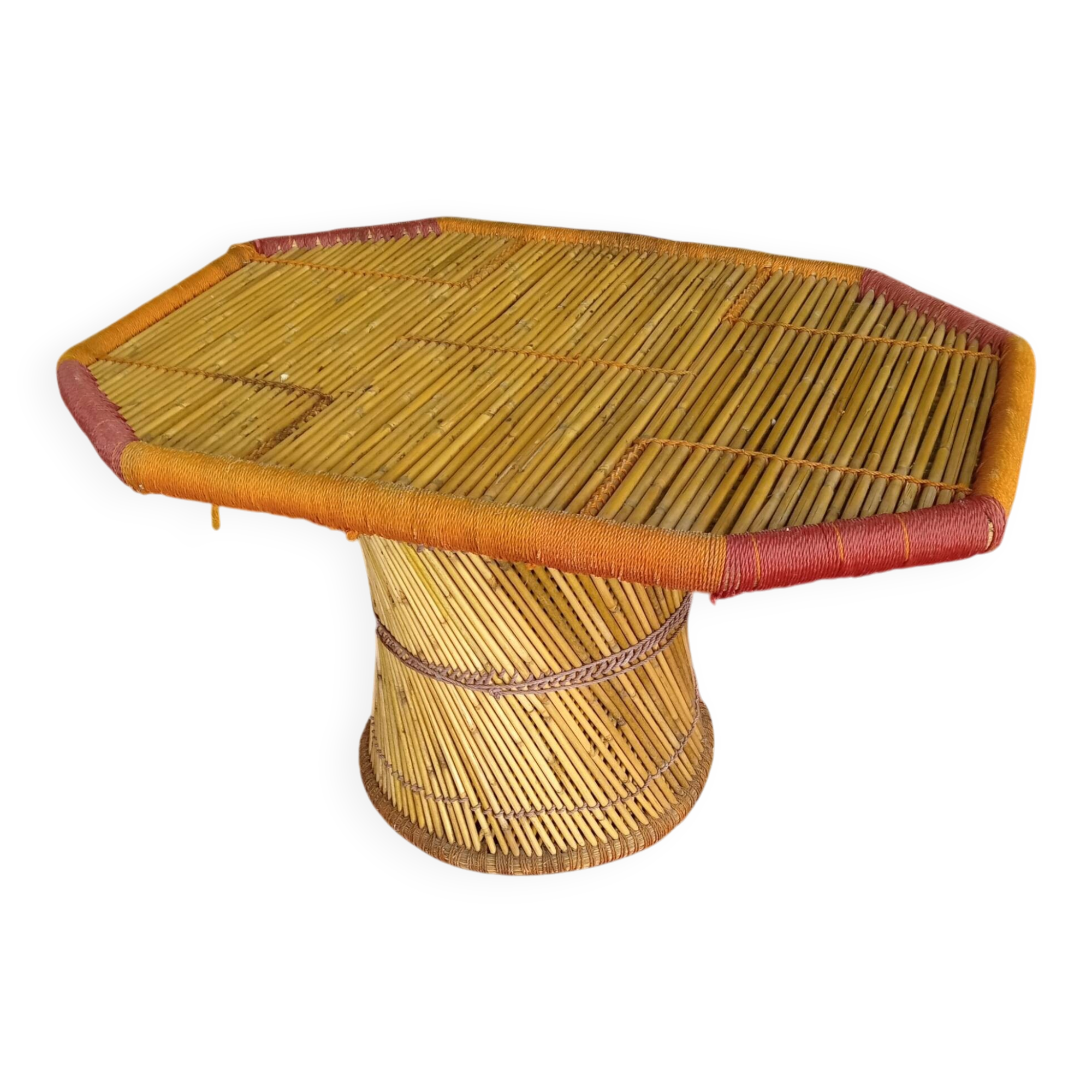 Bamboo coffee table