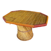 Bamboo coffee table