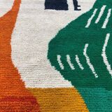 Traditional handmade Berber wool rug, size 150 x 250 cm