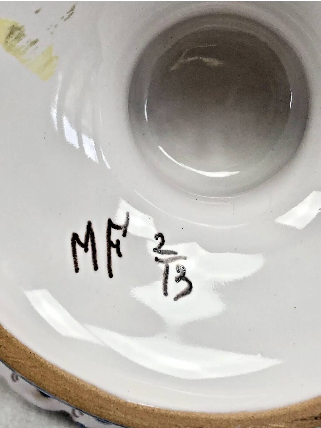 Old openwork fruit bowl Martres Tolosane