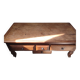 Rustic oak coffee table – Apothecary spirit – 19th century