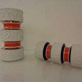 Space Age Op Art Vases from Royal KPM, 1960s, Set of 2