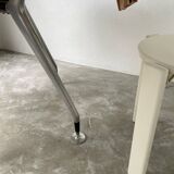 Tecno Nomos Round Table Brushed Metal