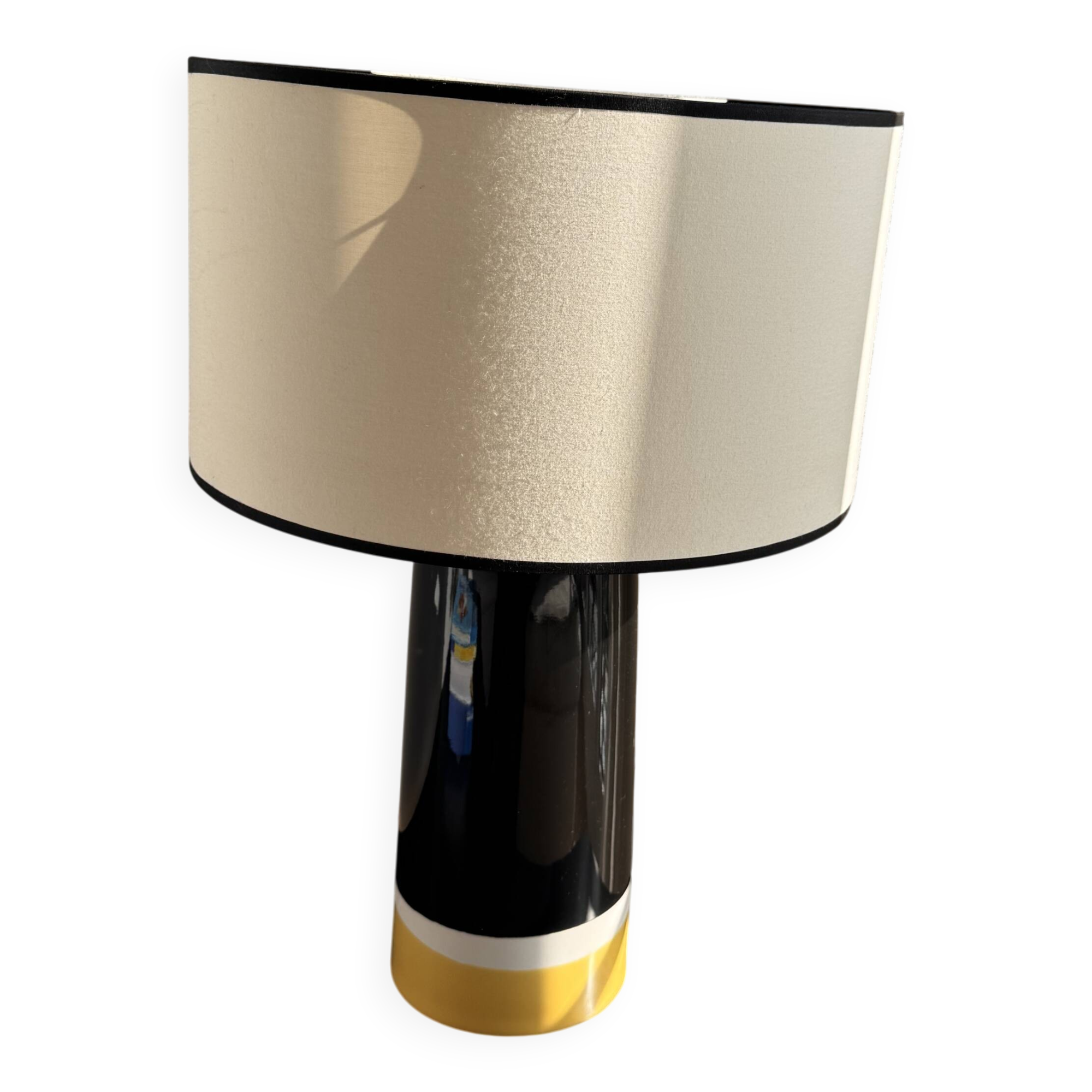 Sarah lavoine - lampe sicilia - ocre noir