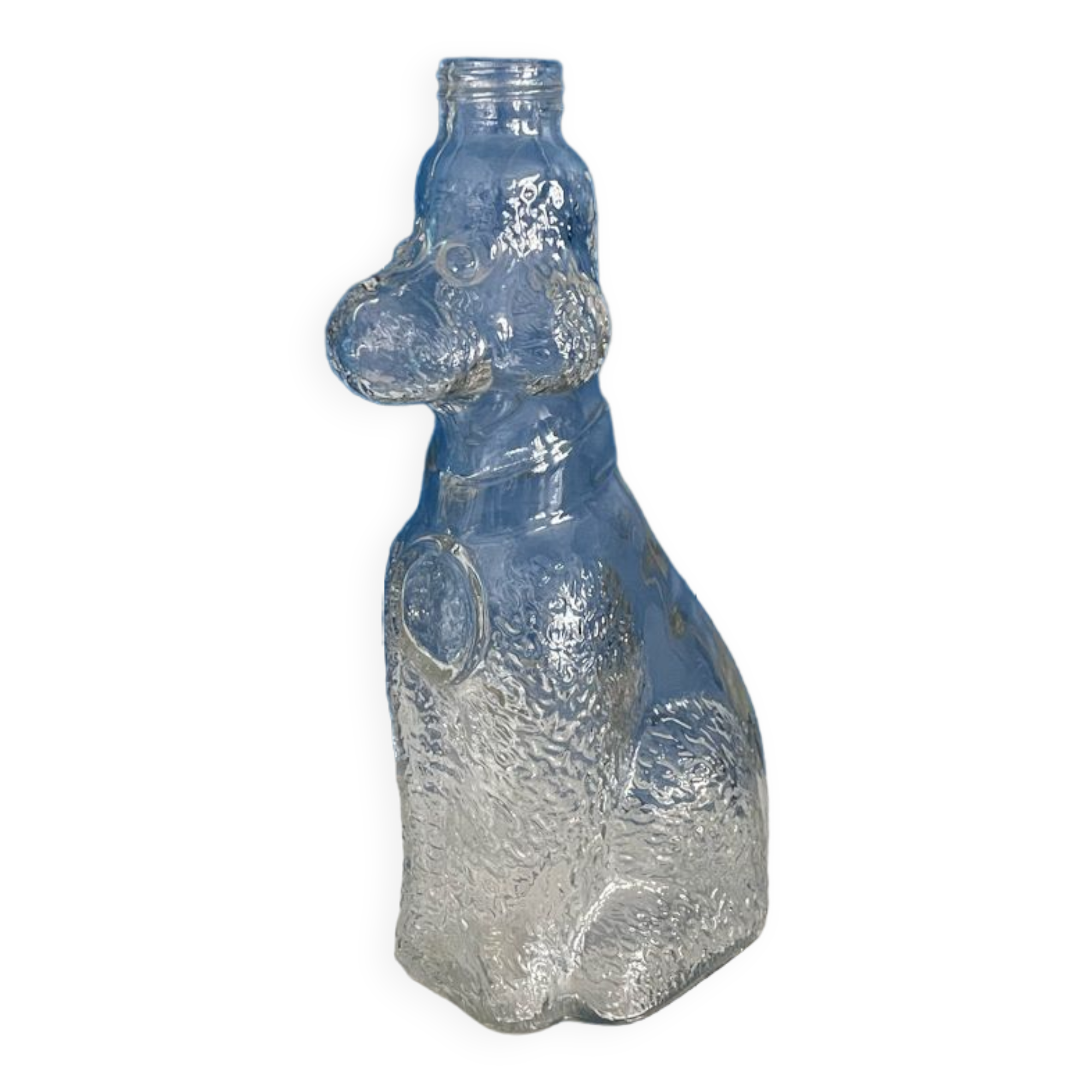 Vintage poodle carafe bottle