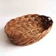 Old rattan basket basket