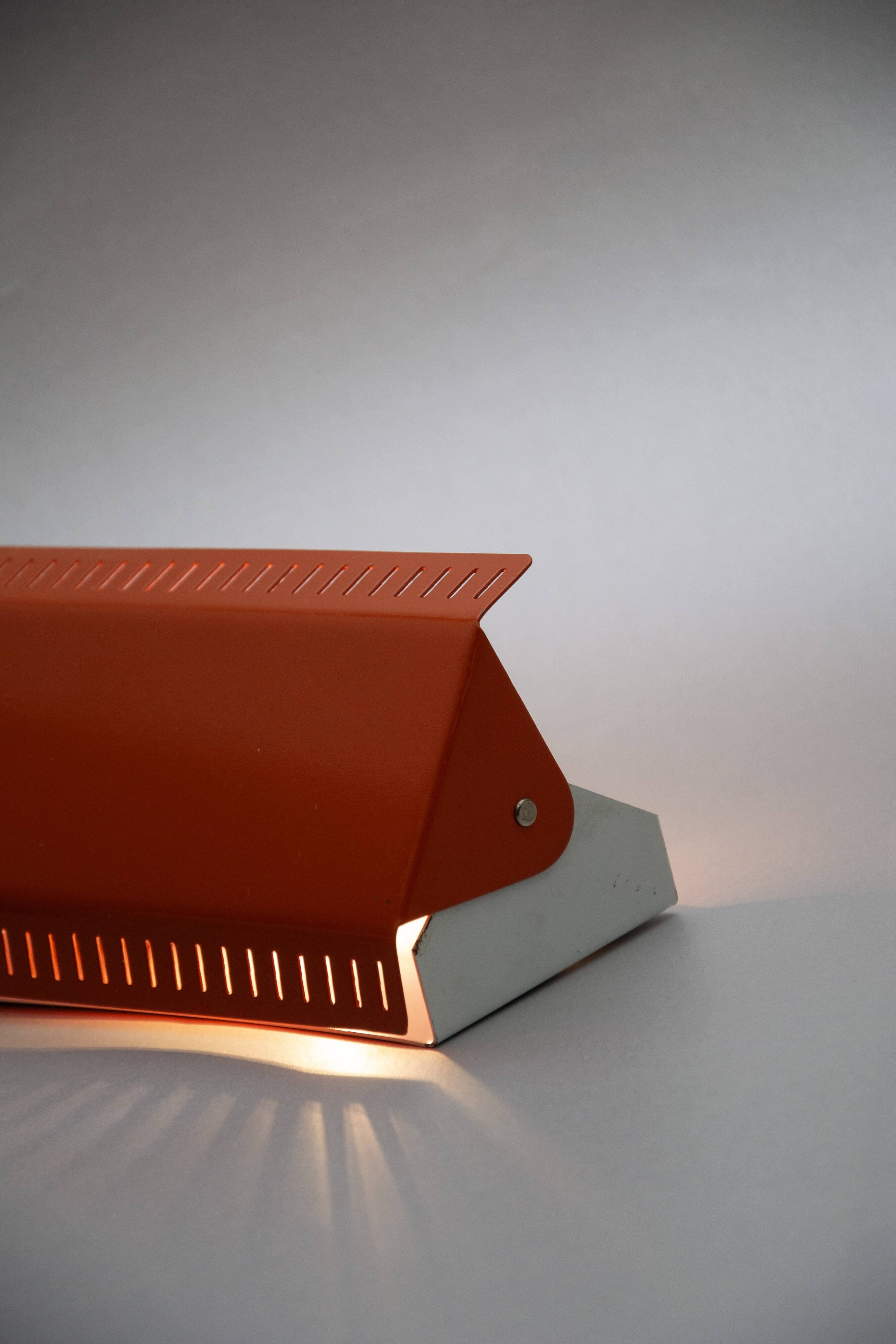 Adjustable wall lamp by Hamalux, Denmark, 1970s.