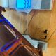 Étagère d'angle vintage en bambou et rotin années 1960/70