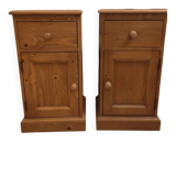 Solid wood bedside tables