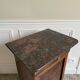 Bedside table / nightstand / column / Somno / Vintage mahogany stand