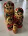 Série 4 poupées Russe ou Matriochka traditionnelles