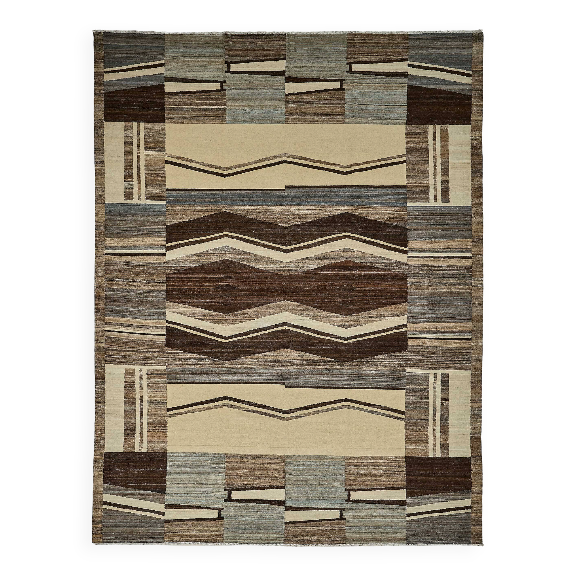 Contemporary Tribal Decorative Kilim 316 cm x 420 cm