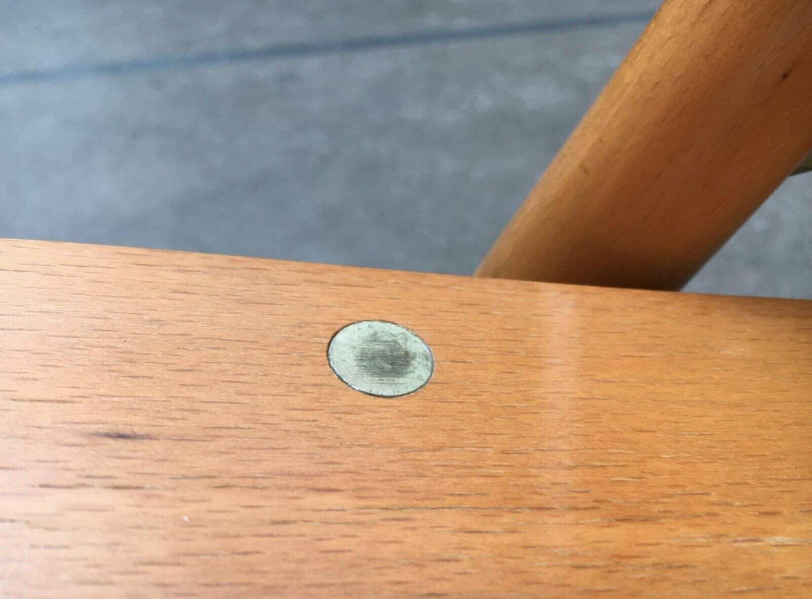 Set of folding chairs for children SE 18 German mid-century by Egon Eiermann for Wilde+Spieth, 1950s