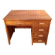 Vintage desk with 5 drawers