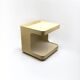 Rolling Bar Cart in Beige Plastic by Marcello Siard for Longato, Italy, 1970