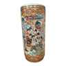 Vase  rouleau dans le goût de satsuma